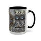 Pacio, Adam - Memento Mori Mandala - Colorful Accent Mugs