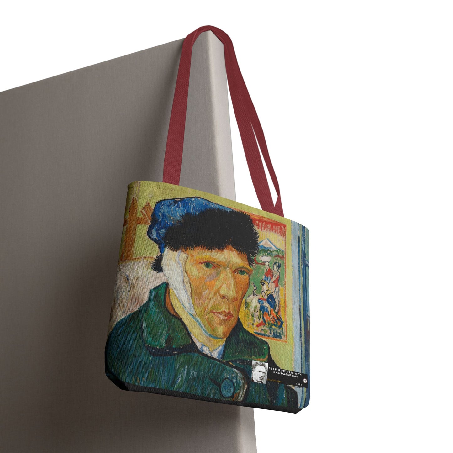Van Gogh, Vincent - Self Portrait with Bandaged Ear (1889) - Tote Bag
