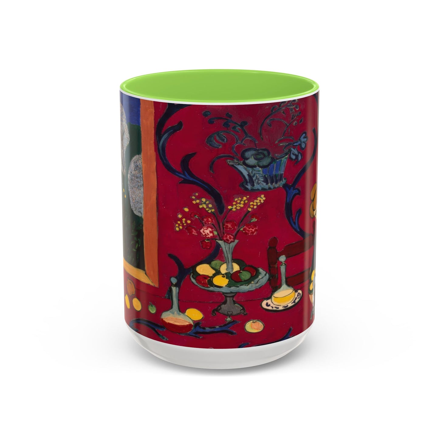Matisse, Henri - The Dessert Harmony in Red (1908) - Colorful Accent Mugs