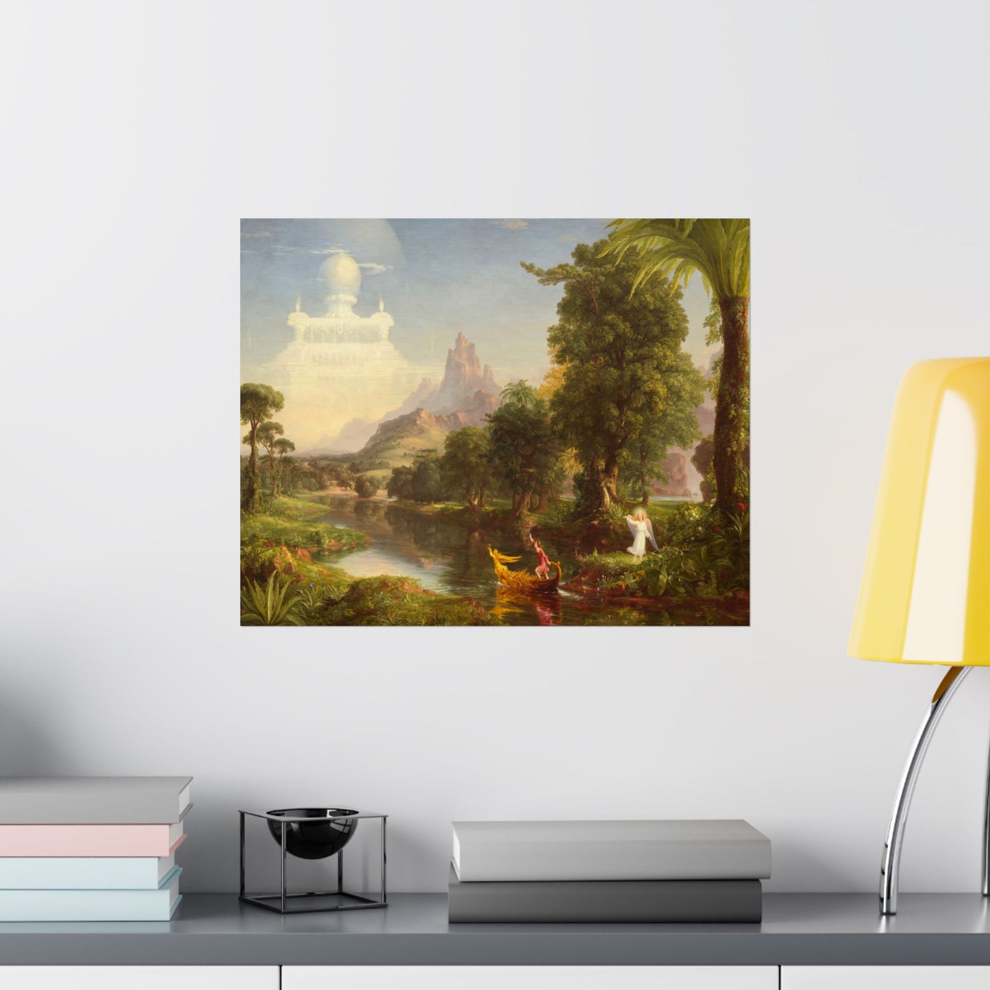 Cole. Thomas - The Voyage of Life: Youth (1842) - Satin Posters