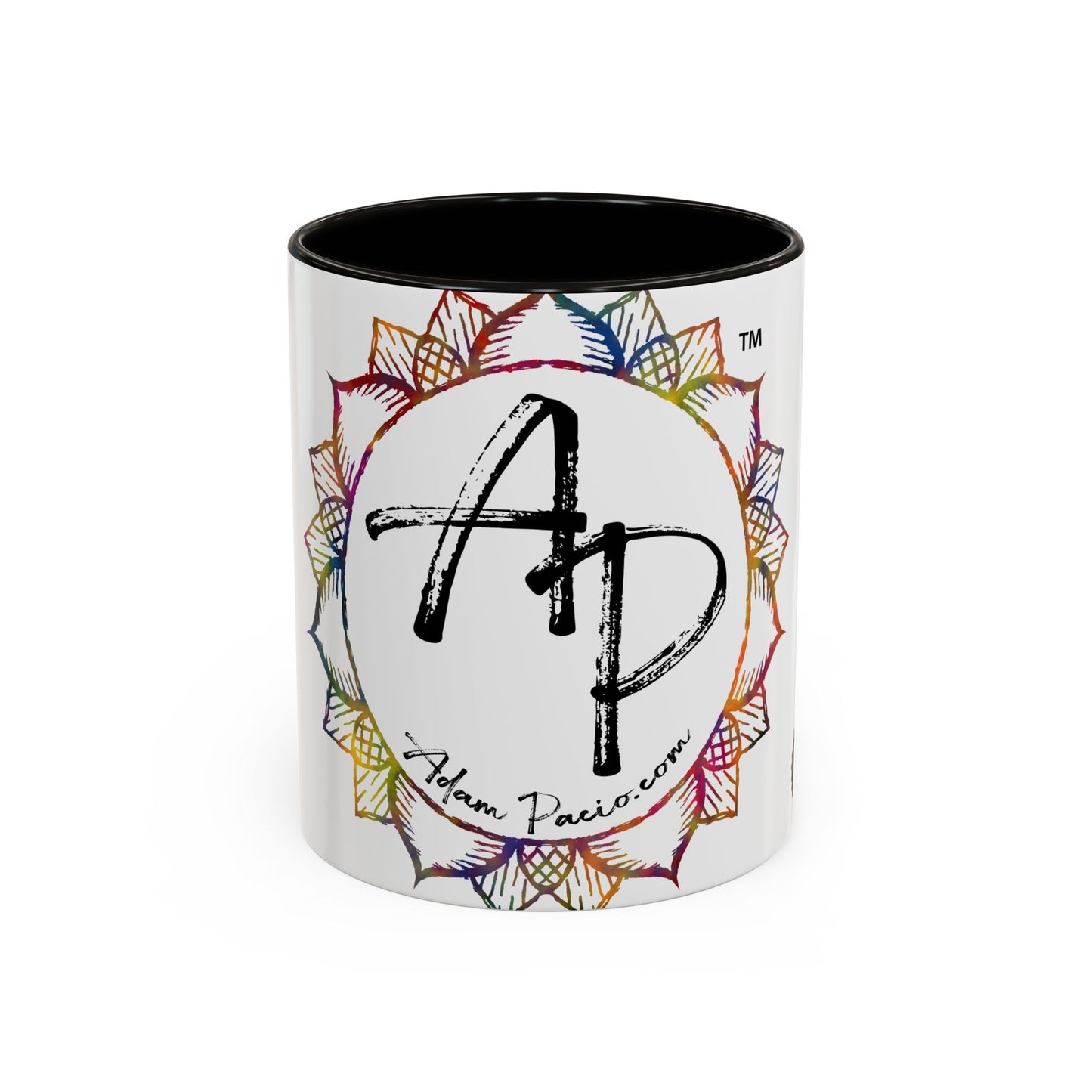 AdamPacio.com - White Logo - Colorful Accent Mugs