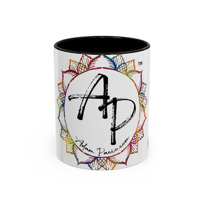 AdamPacio.com - White Logo - Colorful Accent Mugs