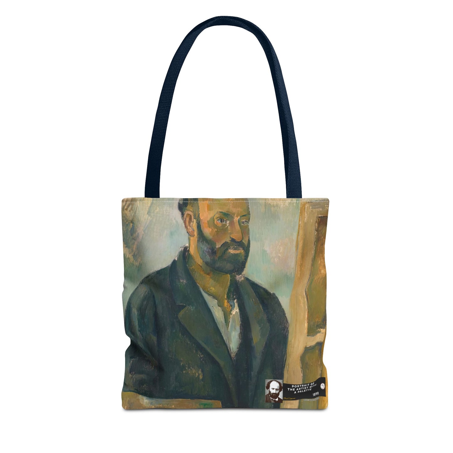 Cézanne, Paul - Portrait of the Artist with a Palette (1890) - Tote Bag