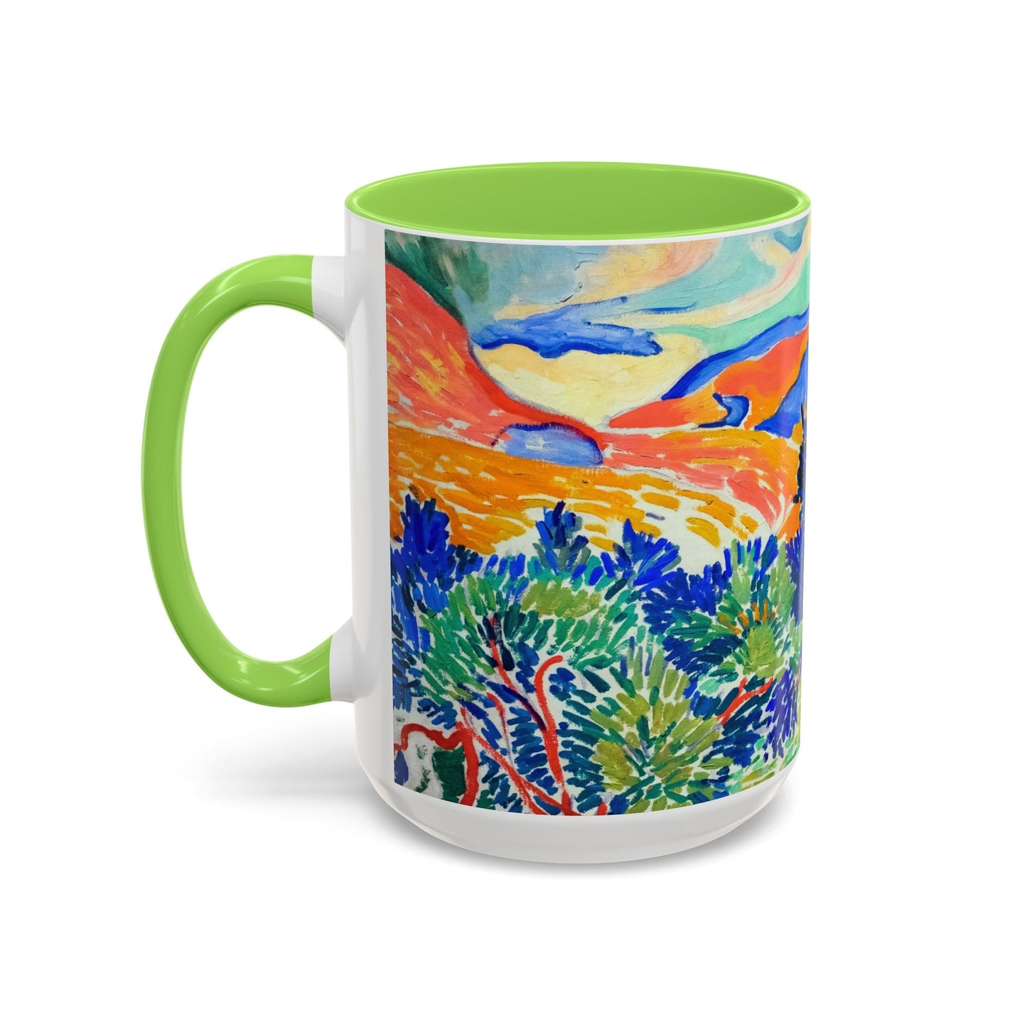 Derain, André - Mountains at Collioure (1905) - Colorful Accent Mugs