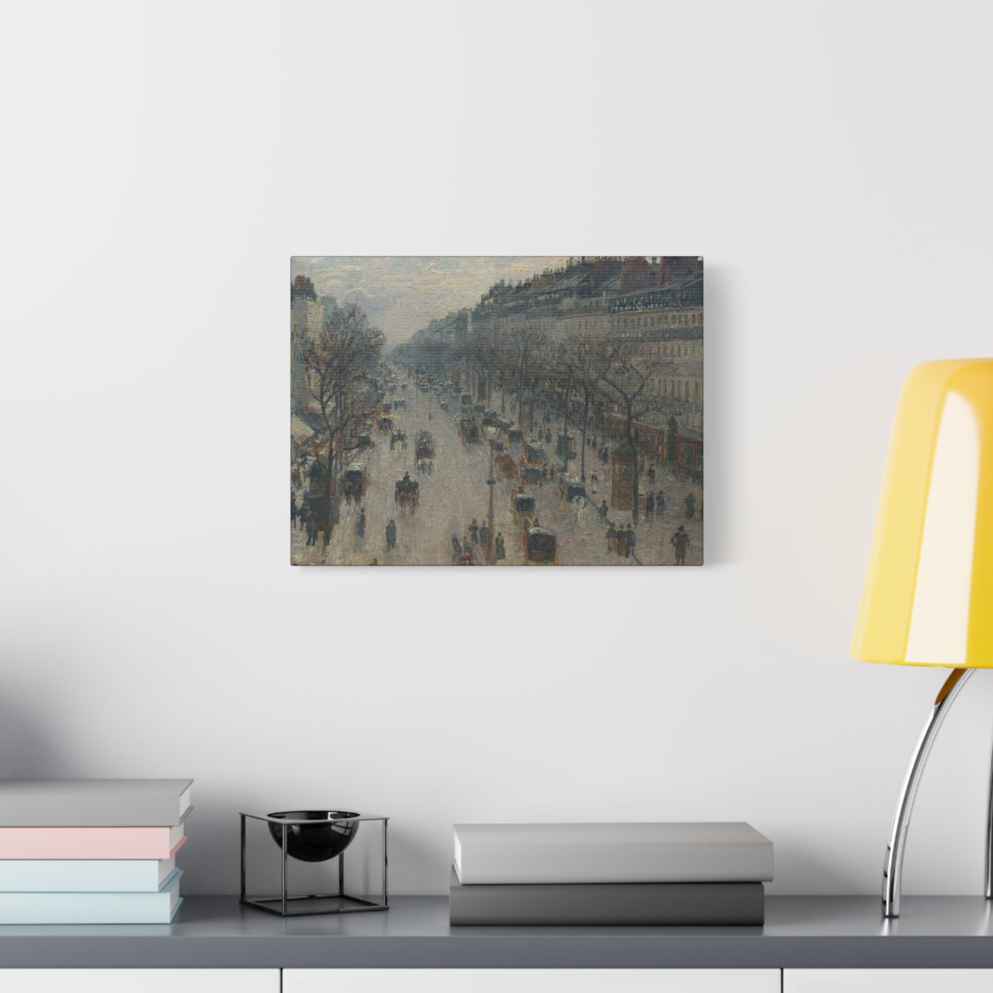 Pissarro, Camille - Boulevard Montmartre, Winter Morning (1897) - Canvas Block, unframed