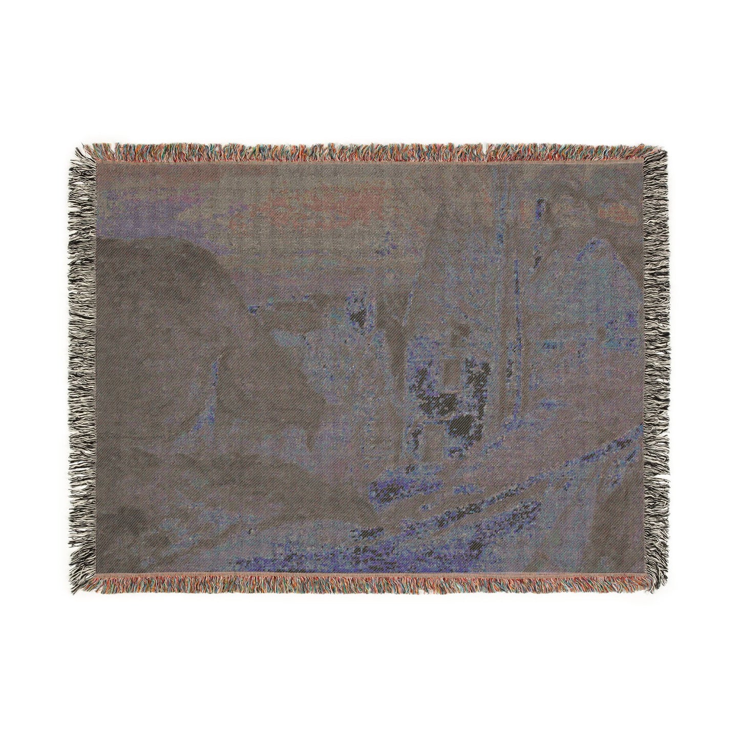 Cézanne, Paul - The House of the Hanged Man, Auvers-sur-Oise (1874) - Woven Blanket