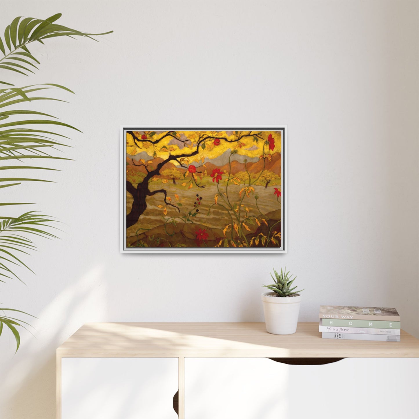 Ranson, Paul - Apple Tree with Red Fruit (1902) - Matte Canvas, Framed