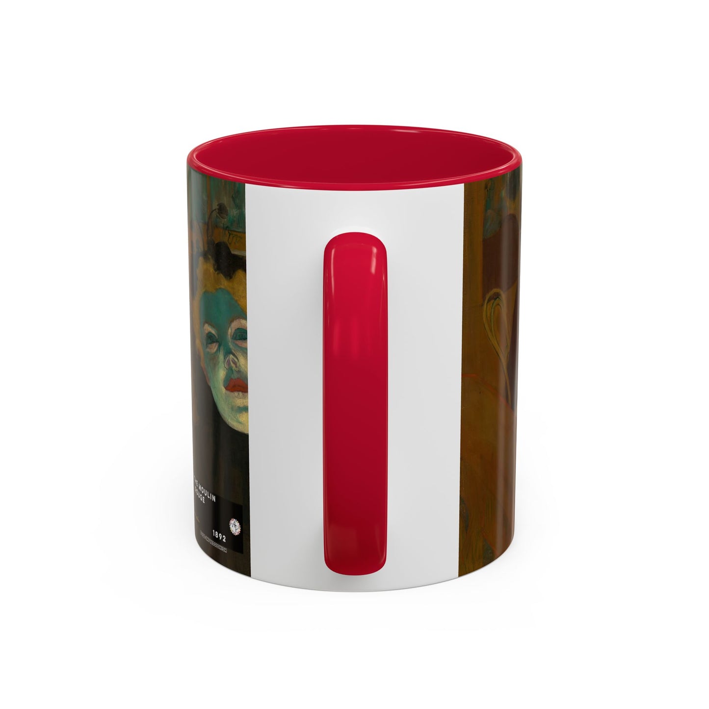 Toulouse-Lautrec, Henri - At the Moulin Rouge (1892) - Colorful Accent Mugs