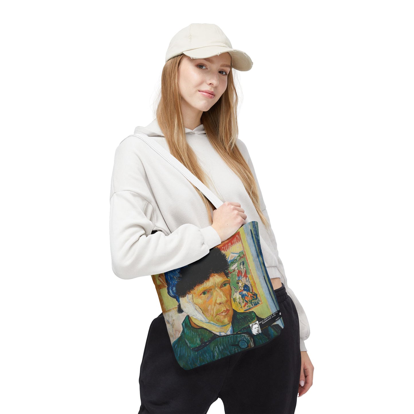 Van Gogh, Vincent - Self Portrait with Bandaged Ear (1889) - Tote Bag