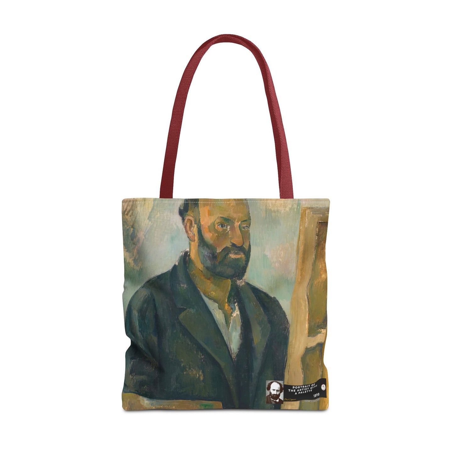 Cézanne, Paul - Portrait of the Artist with a Palette (1890) - Tote Bag