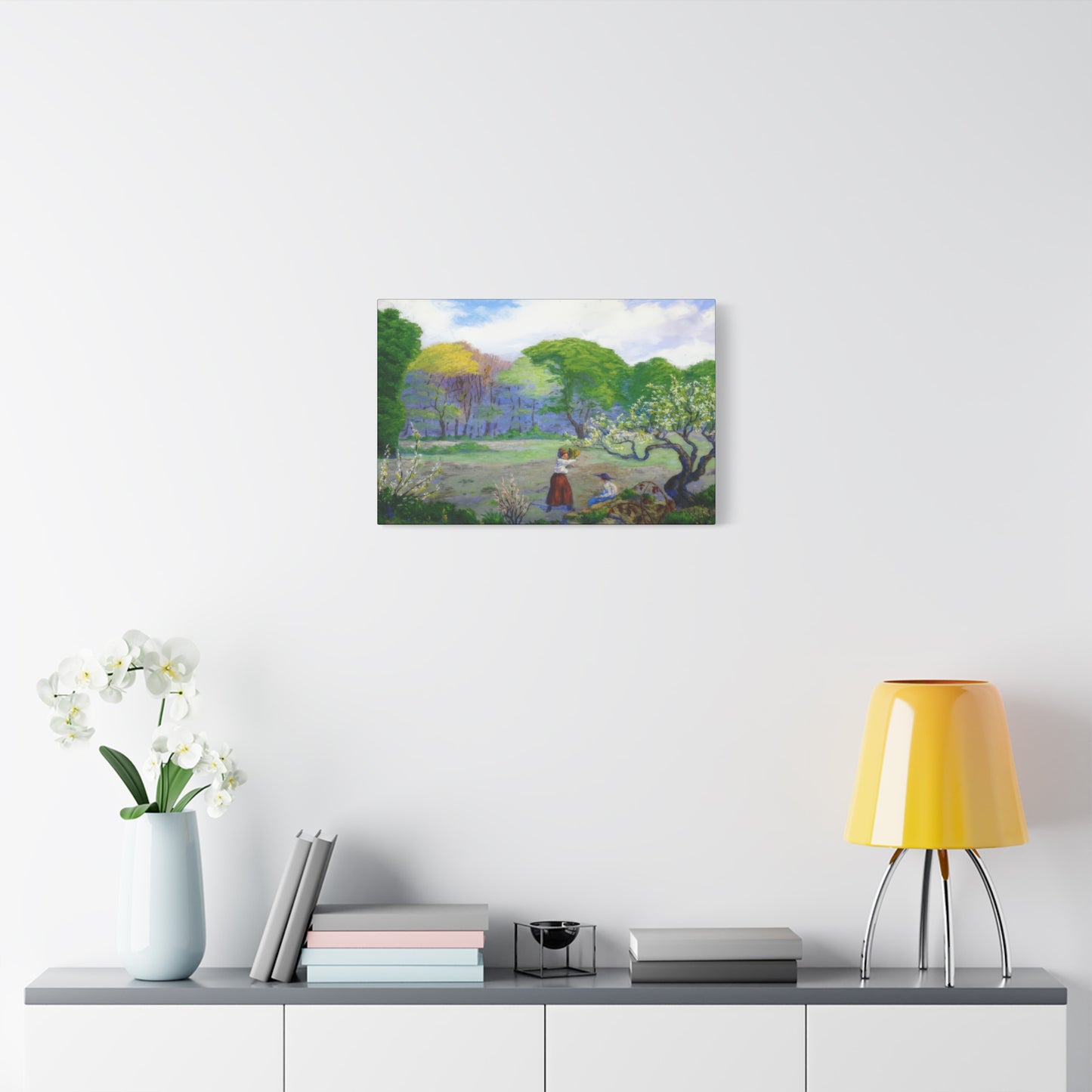 Ranson, Paul - Picking Flowers (1890) - Canvas Block, unframed