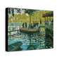Monet, Claude - La Grenouillere (1869) - Canvas Block, unframed