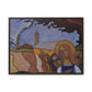 Filiger, Charles - Virgin and Two Angels (1895) - Matte Canvas, Framed