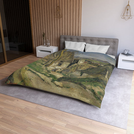 Cézanne, Paul - The House of the Hanged Man, Auvers-sur-Oise (1874) - Microfiber Duvet Cover