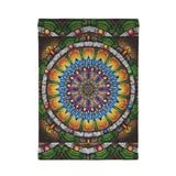 Emerald Arrows Mandala A - Woven Wall Tapestry