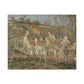 Pissarro, Camille - Red Roofs, Corner of a Village in Winter (1877) - Canvas Block, unframed