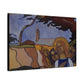 Filiger, Charles - Virgin and Two Angels (1895) - Canvas Block, unframed
