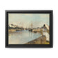 Morisot, Berthe - The Harbor at Lorient (1869) - Matte Canvas, Framed