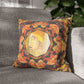 Filiger, Charles - Woman’s Head with Closed Eyes (1893) - Suede Square Pillowcase