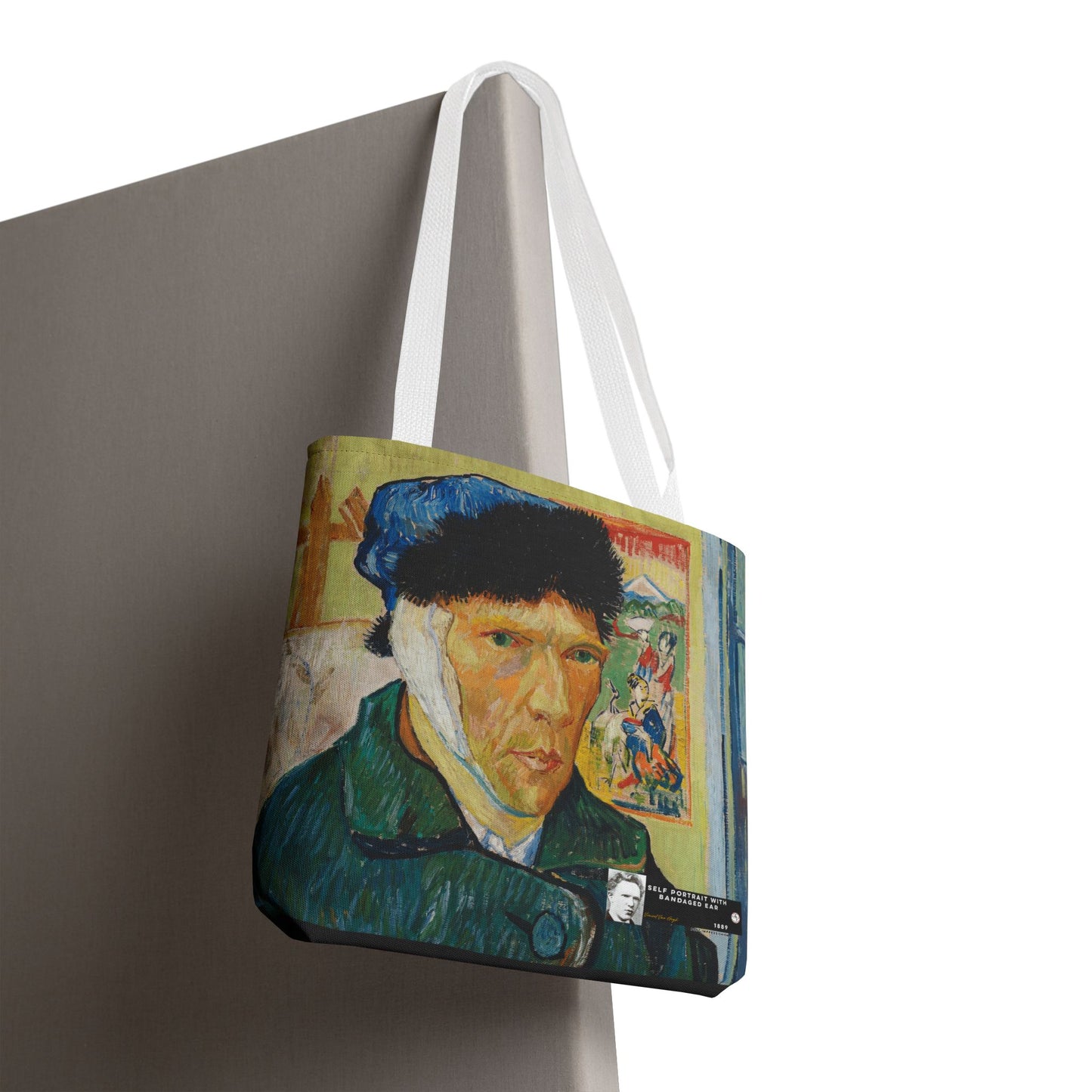 Van Gogh, Vincent - Self Portrait with Bandaged Ear (1889) - Tote Bag