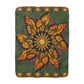 Pacio, Adam - Monarch Buttefly Mandala - Sherpa Fleece Blanket