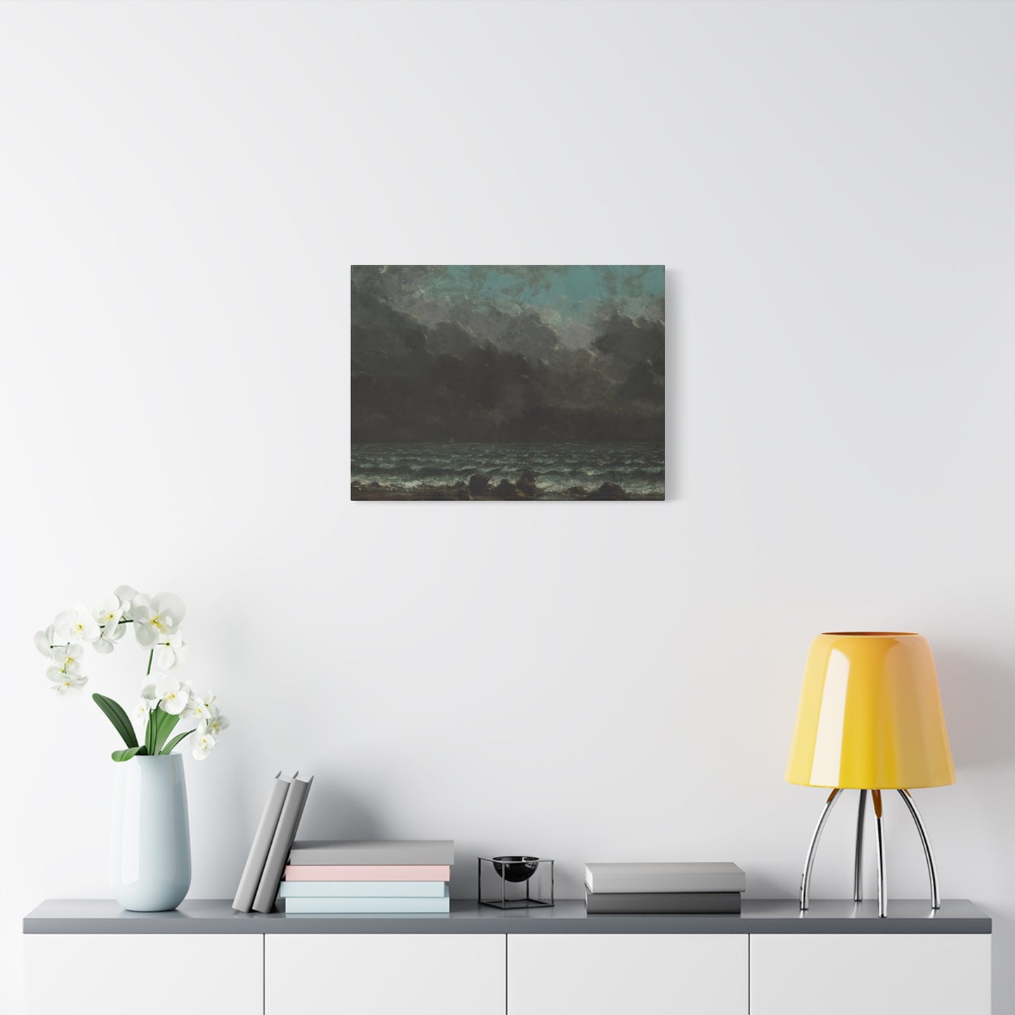 Courbet, Gustave - The Sea (1865) - Canvas Block, unframed