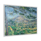 Cézanne, Paul - Mont Sainte-Victoire with Large Pine (1887) - Matte Canvas, Framed