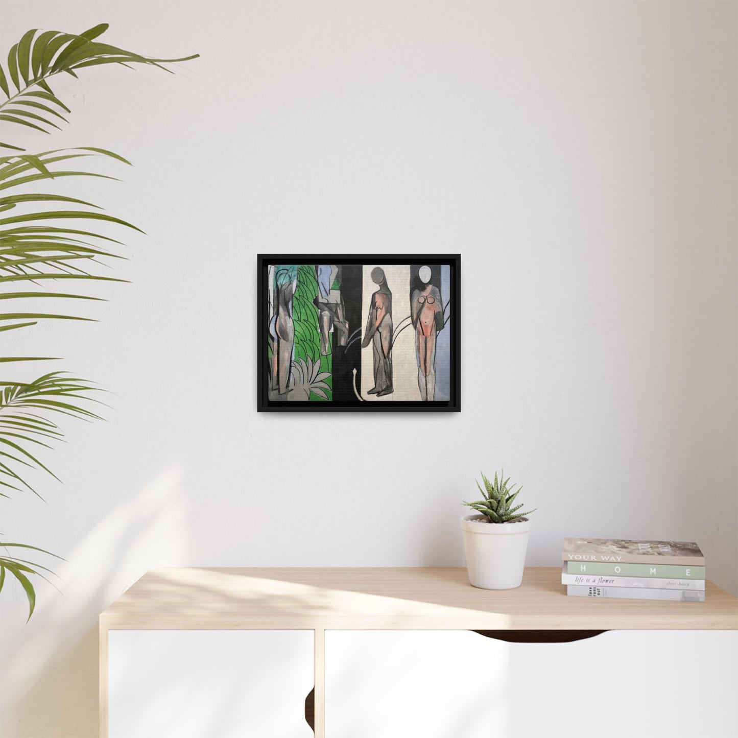 Matisse, Henri - Bathers by a River (1917) - Matte Canvas, Framed