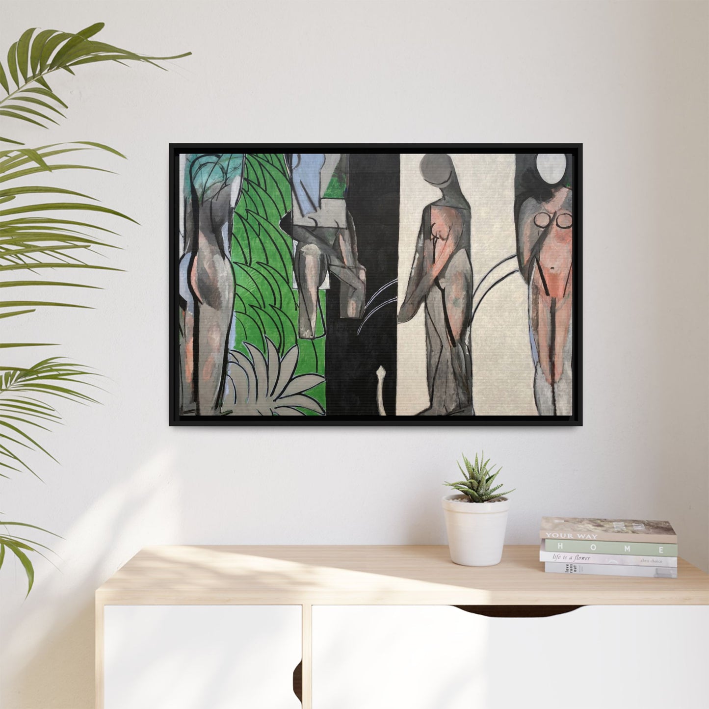 Matisse, Henri - Bathers by a River (1917) - Matte Canvas, Framed