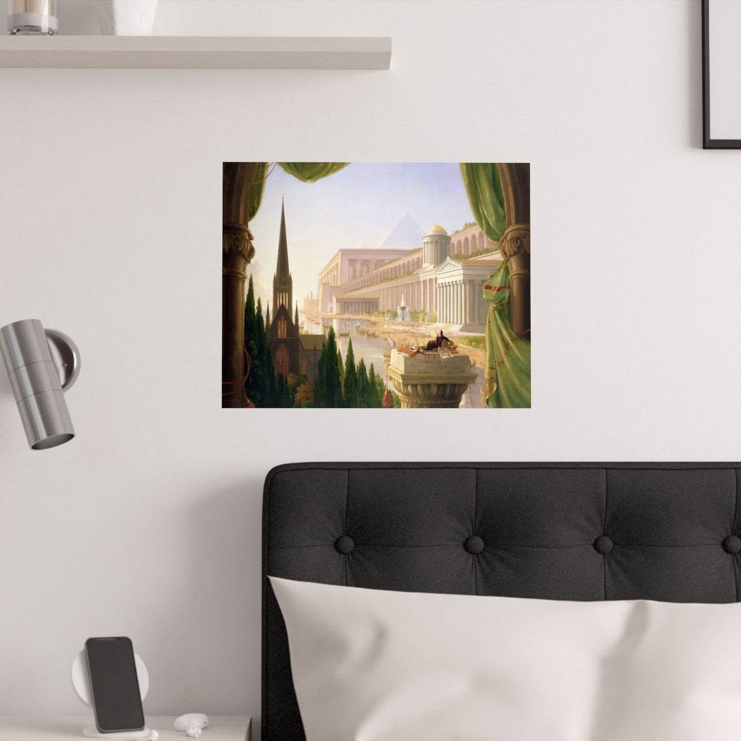 Cole. Thomas - The Architect’s Dream (1840) - Satin Posters
