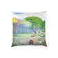 Ranson, Paul - Picking Flowers (1890) - Poly Velvet Pillow