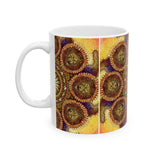 Lion Summer Mandala - Ceramic Mug