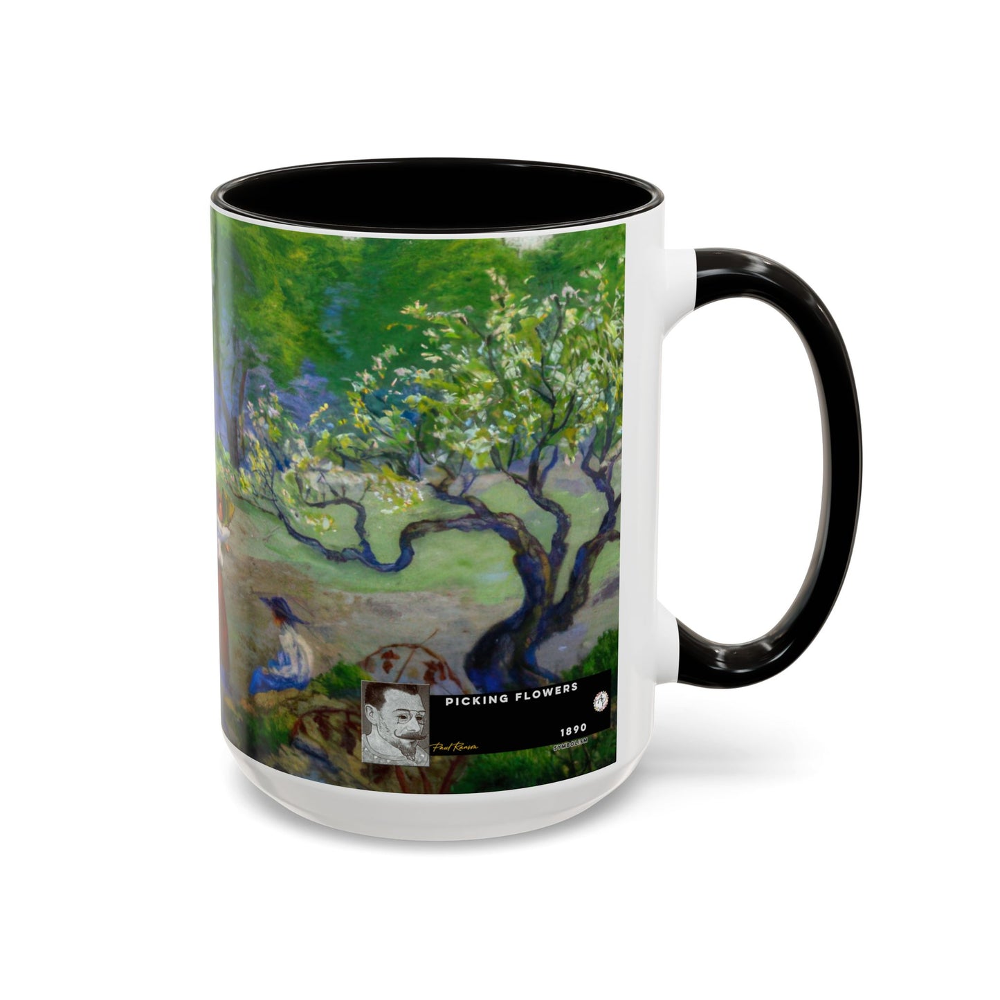 Ranson, Paul - Picking Flowers (1890) - Colorful Accent Mugs