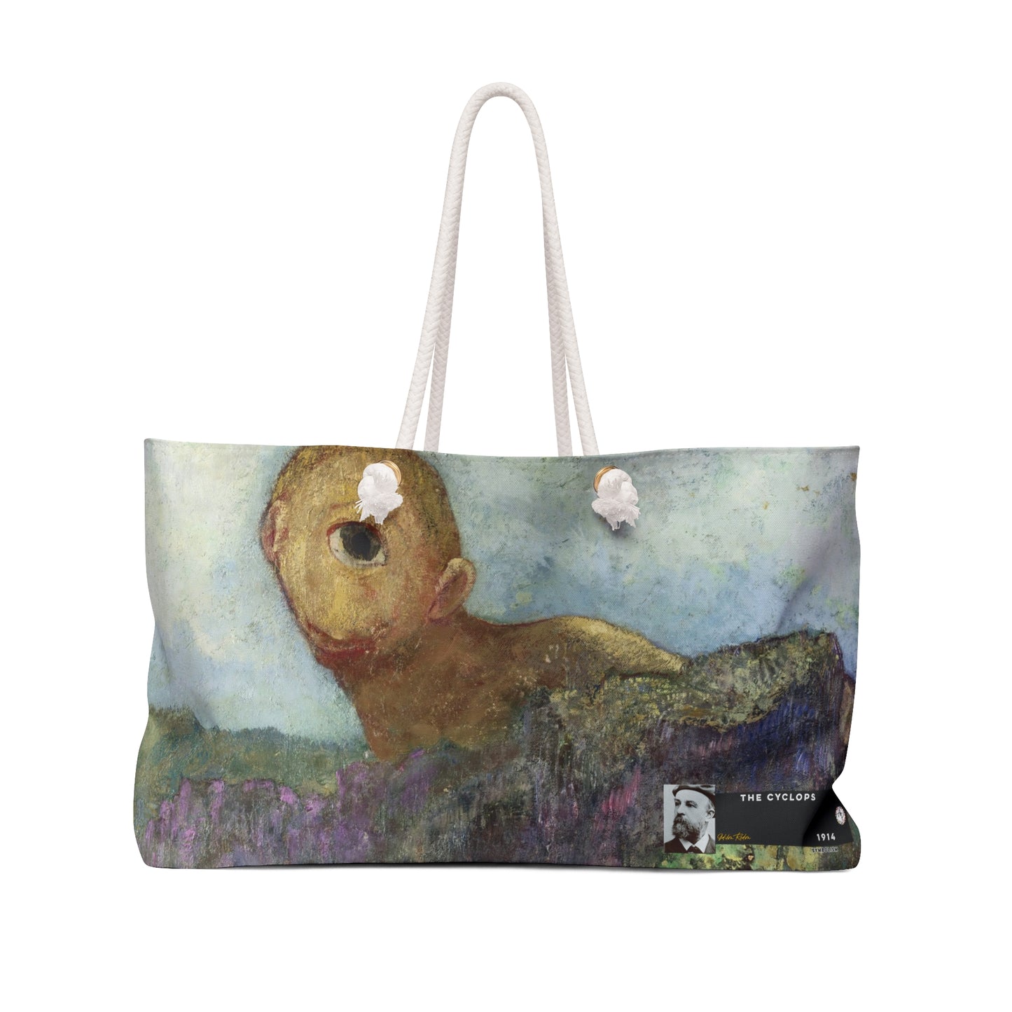 Redon, Odilon - The Cyclops (1914) - Weekender Bag