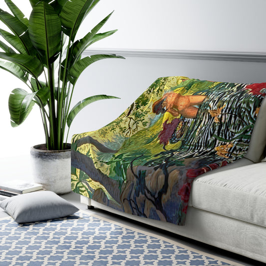 Ranson, Paul - The Lotus Bather (1906) - Sherpa Fleece Blanket
