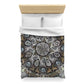 Pacio, Adam - Memento Mori Mandala - Microfiber Duvet Cover