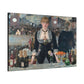 Manet, Édouard - A Bar at the Folies-Bergère (1880) - Canvas Block, unframed