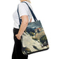 Cézanne, Paul - L’Estaque, Melting Snow (1870) - Tote Bag