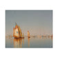 Gifford, Sanford Robinson - Venetian Sails: A Study (1873) - Satin Posters