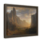 Bierstadt, Albert - Looking Down Yosemite Valley (1865) - Matte Canvas, Framed