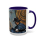 Cézanne, Paul - The Card Players (1892) - Colorful Accent Mugs