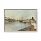 Morisot, Berthe - The Harbor at Lorient (1869) - Matte Canvas, Framed