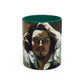 Courbet, Gustave - The Desperate Man (1843) - Colorful Accent Mugs