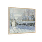 Monet, Claude - The Magpie (1868) - Matte Canvas, Framed