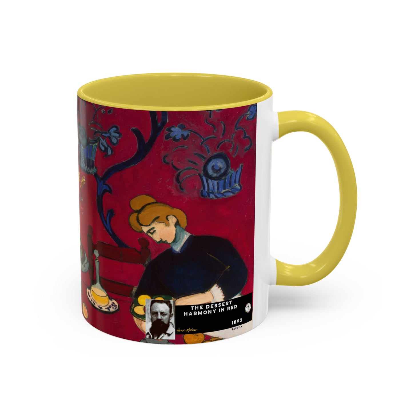 Matisse, Henri - The Dessert Harmony in Red (1908) - Colorful Accent Mugs
