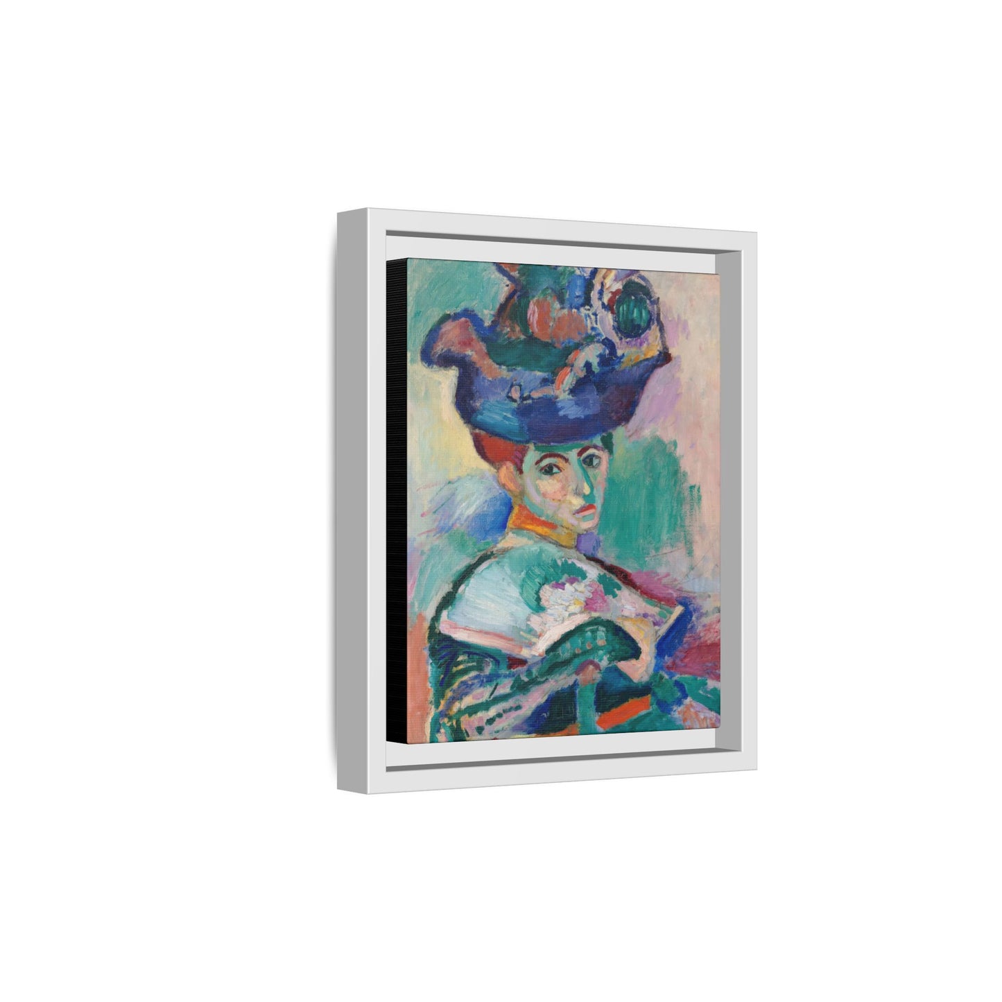Matisse, Henri - Woman with a Hat (1905) - Matte Canvas, Framed