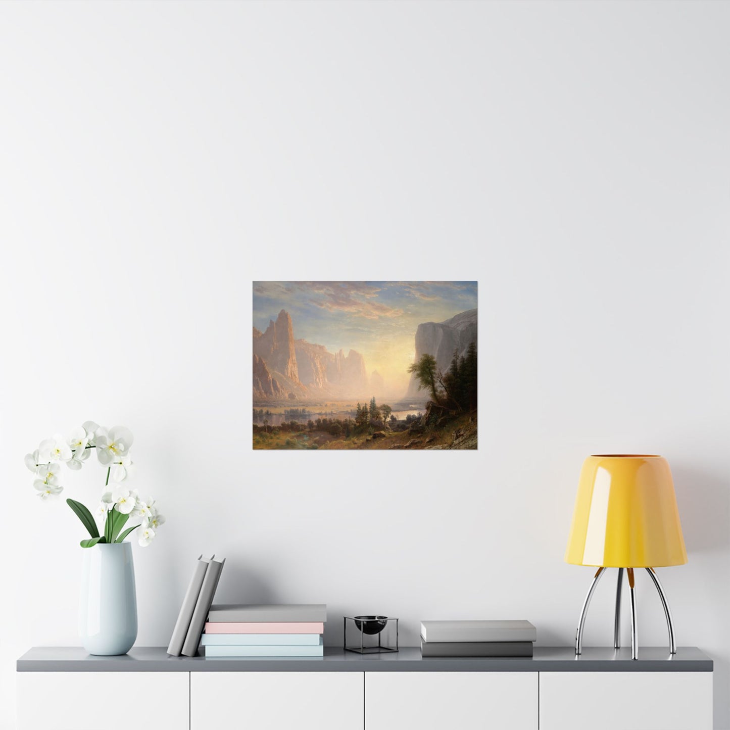 Bierstadt, Albert - Valley of the Yosemite (1868) - Satin Posters