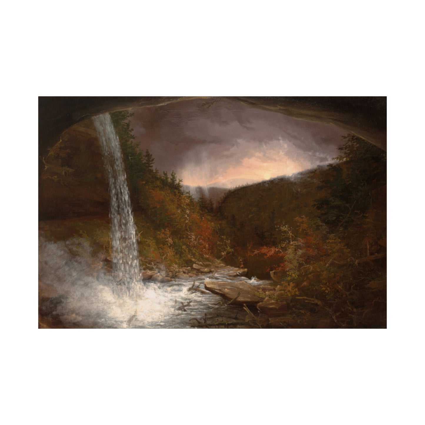 Cole. Thomas - The Falls of the Kaaterskill (1826) - Satin Posters