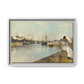Morisot, Berthe - The Harbor at Lorient (1869) - Matte Canvas, Framed