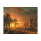 Bierstadt, Albert - Emigrants Crossing the Plains (1867) - Canvas Block, unframed